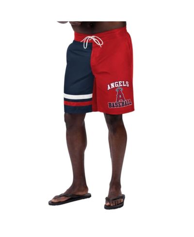 G-III Sports by Carl Banks Men's Red Los Angeles Angels Anchor Swim Trunks