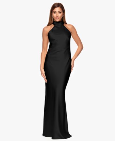Женское длинное платье XSCAPE Tie Neck