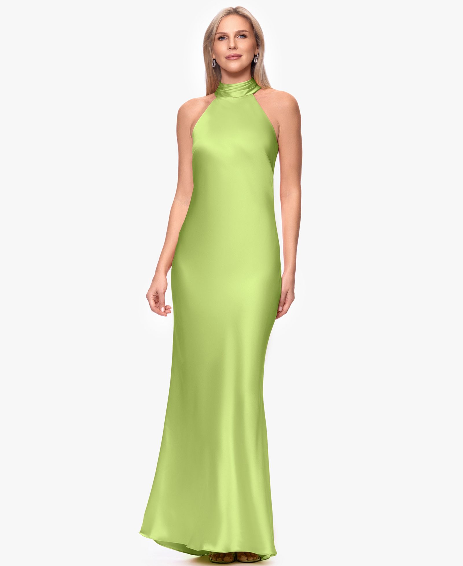 Женское длинное платье XSCAPE Tie Neck