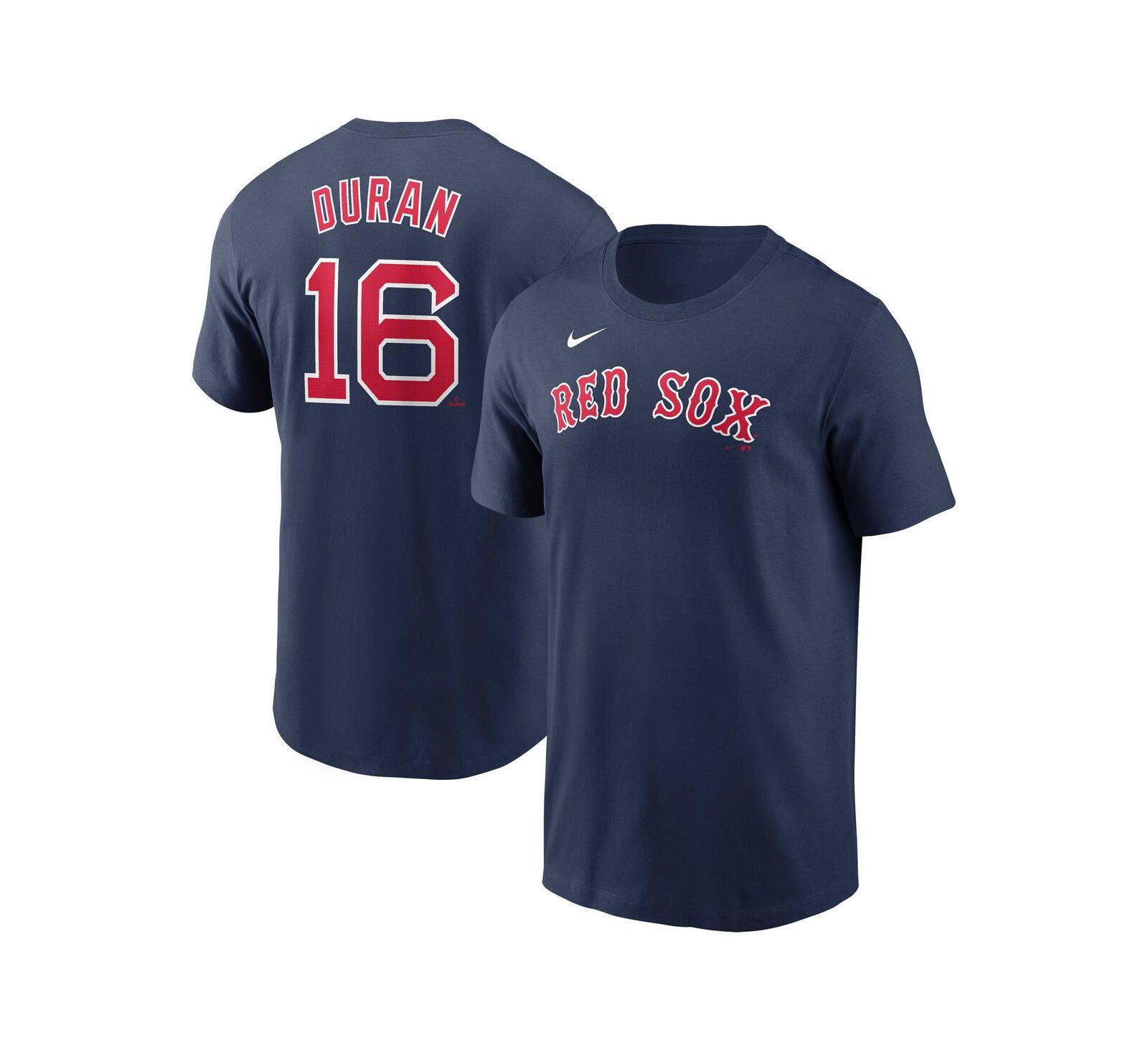 Мужская футболка Nike Navy Boston Red Sox Fuse Name & Number