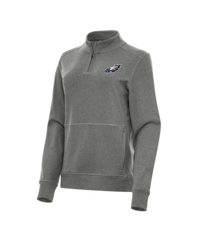 Antigua Женская черная куртка Philadelphia Eagles Crush Quarter-Zip