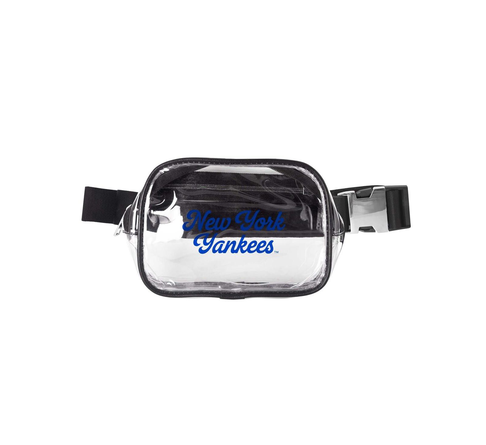 Logo Brands New York Yankees Clear Belt Bag