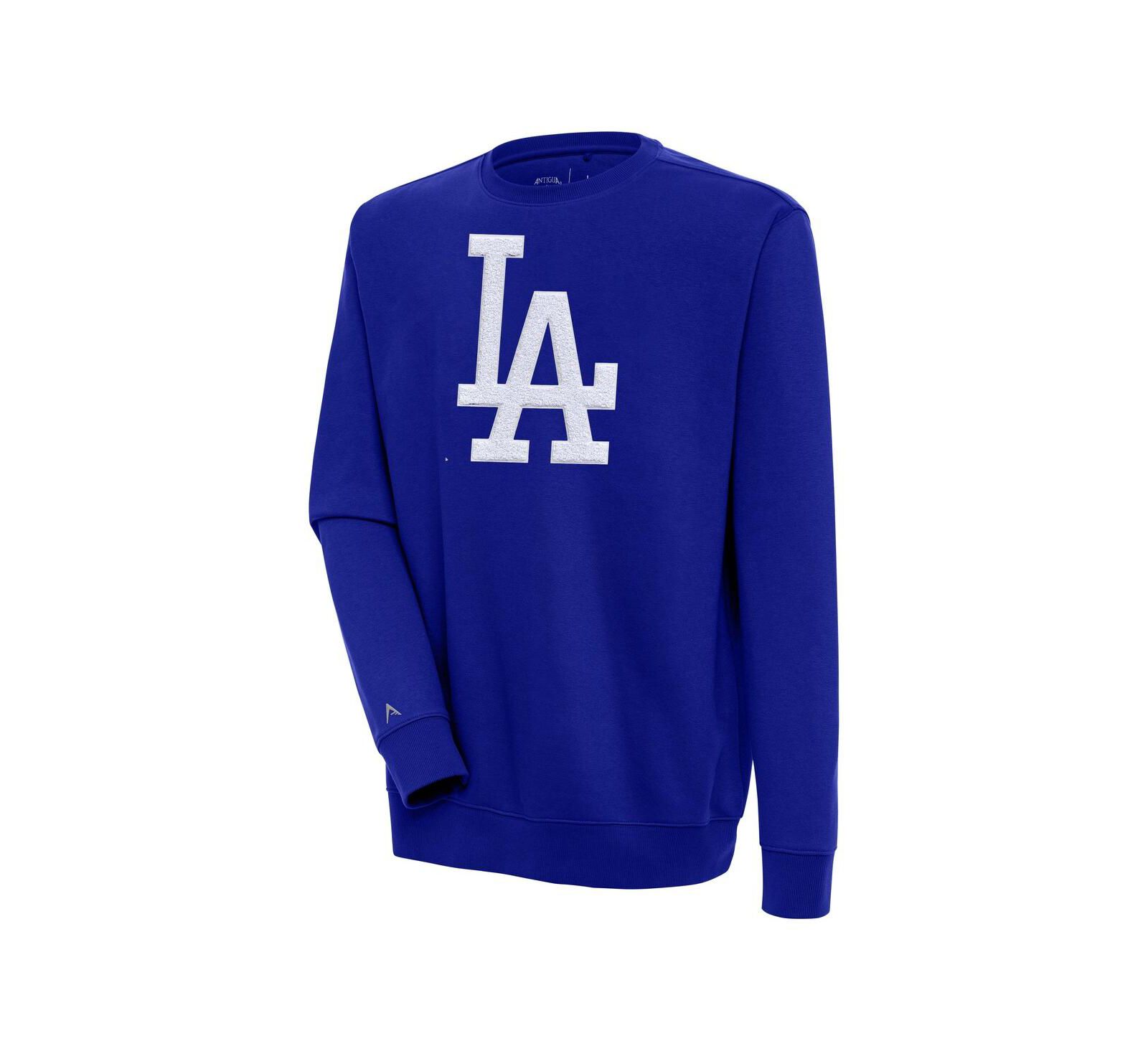 Antigua Мужской свитшот Los Angeles Dodgers Victory Crewneck Chenille Pullover
