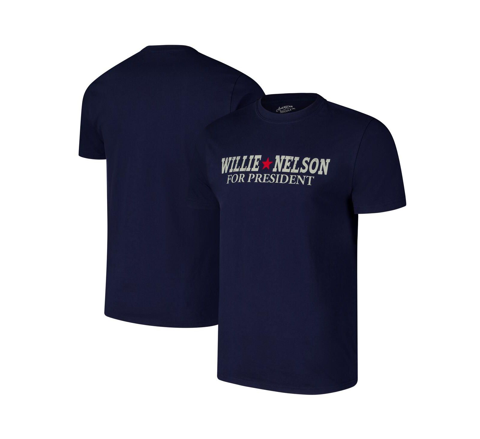 Мужская футболка American Needle Navy Willie Nelson Crew Neck