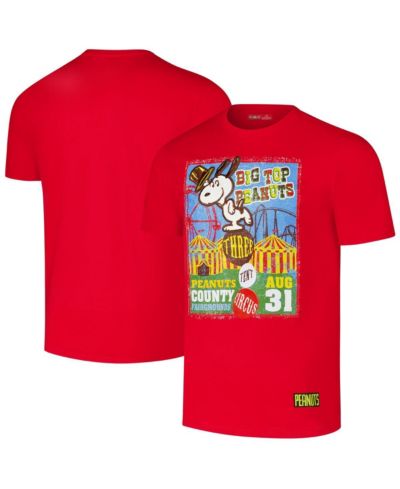 Freeze Max Men's Red Peanuts Circus T-Shirt