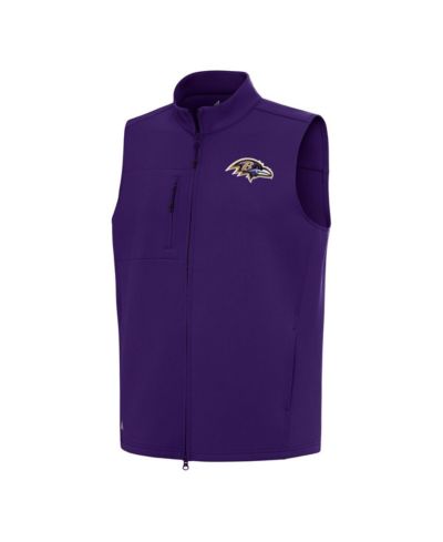 Antigua Мужской фиолетовый жилет Baltimore Ravens Demand Full-Zip