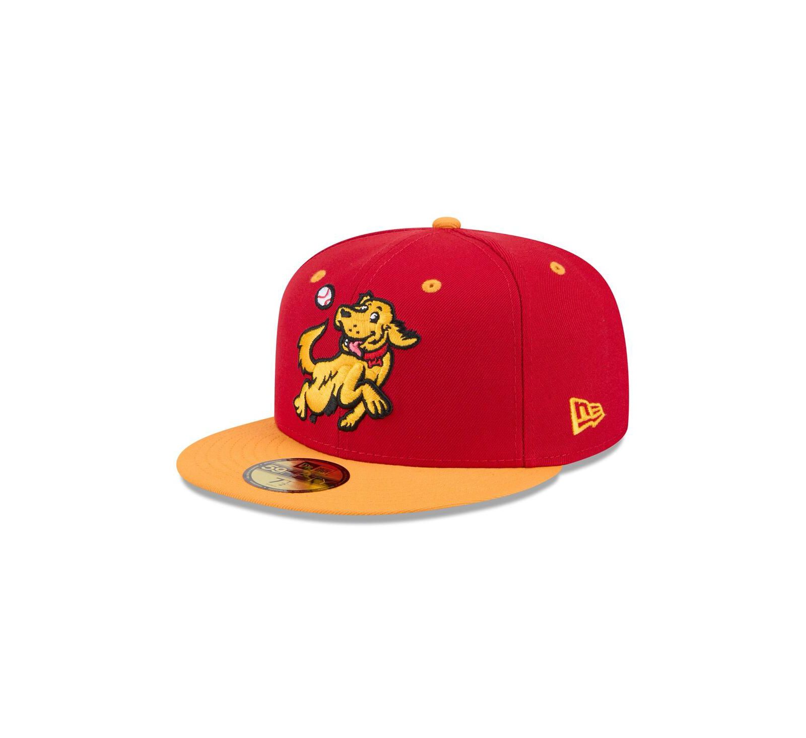 Мужская кепка New Era Hudson Valley Renegades 59FIFTY Fitted, красная