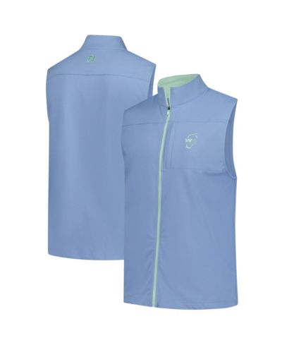 Мужской жилет FootJoy WM Phoenix Open, трикотажный, на молнии, Blue