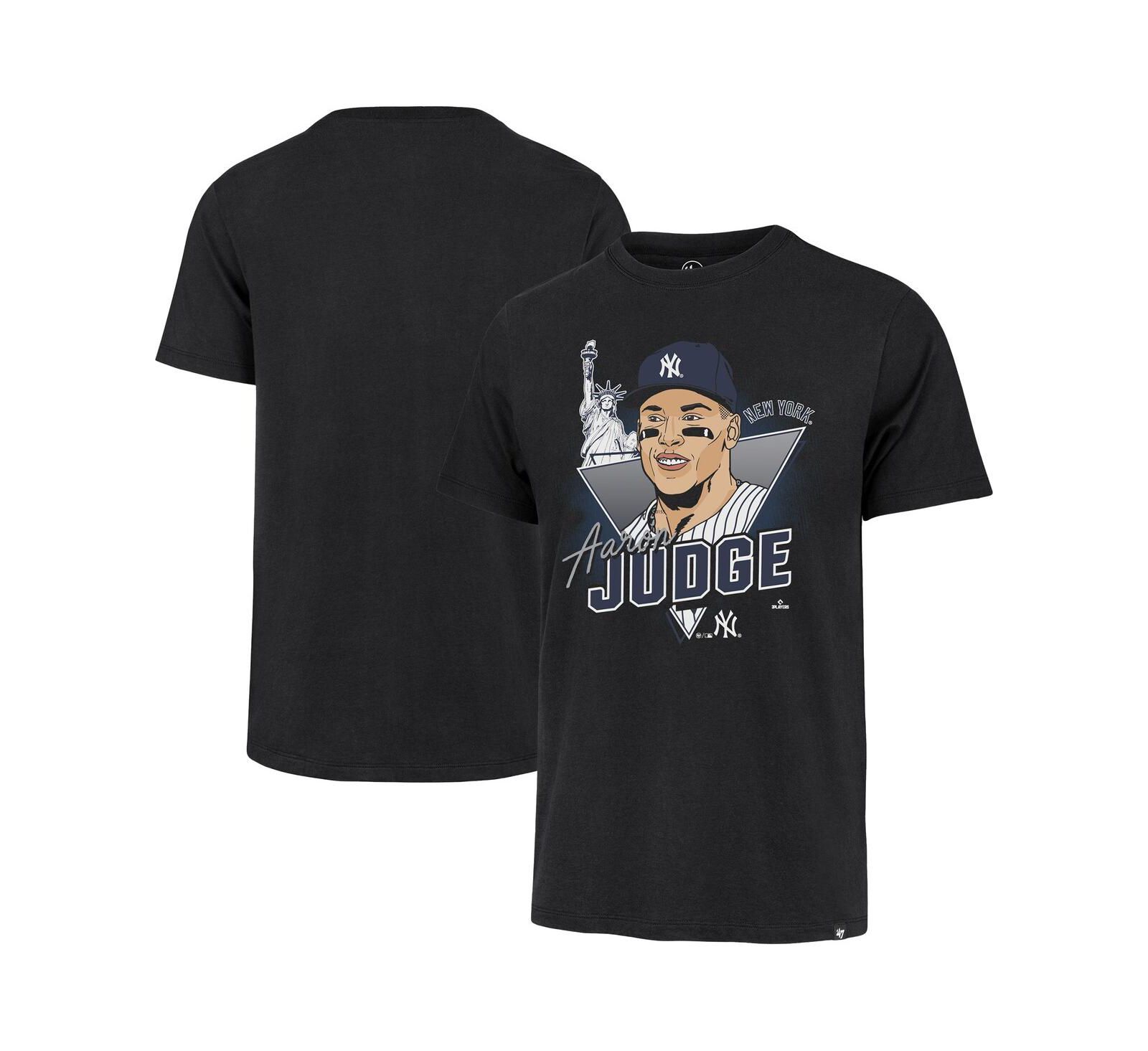 Мужская футболка '47 Brand, Aaron Judge New York Yankees, с карикатурой игрока