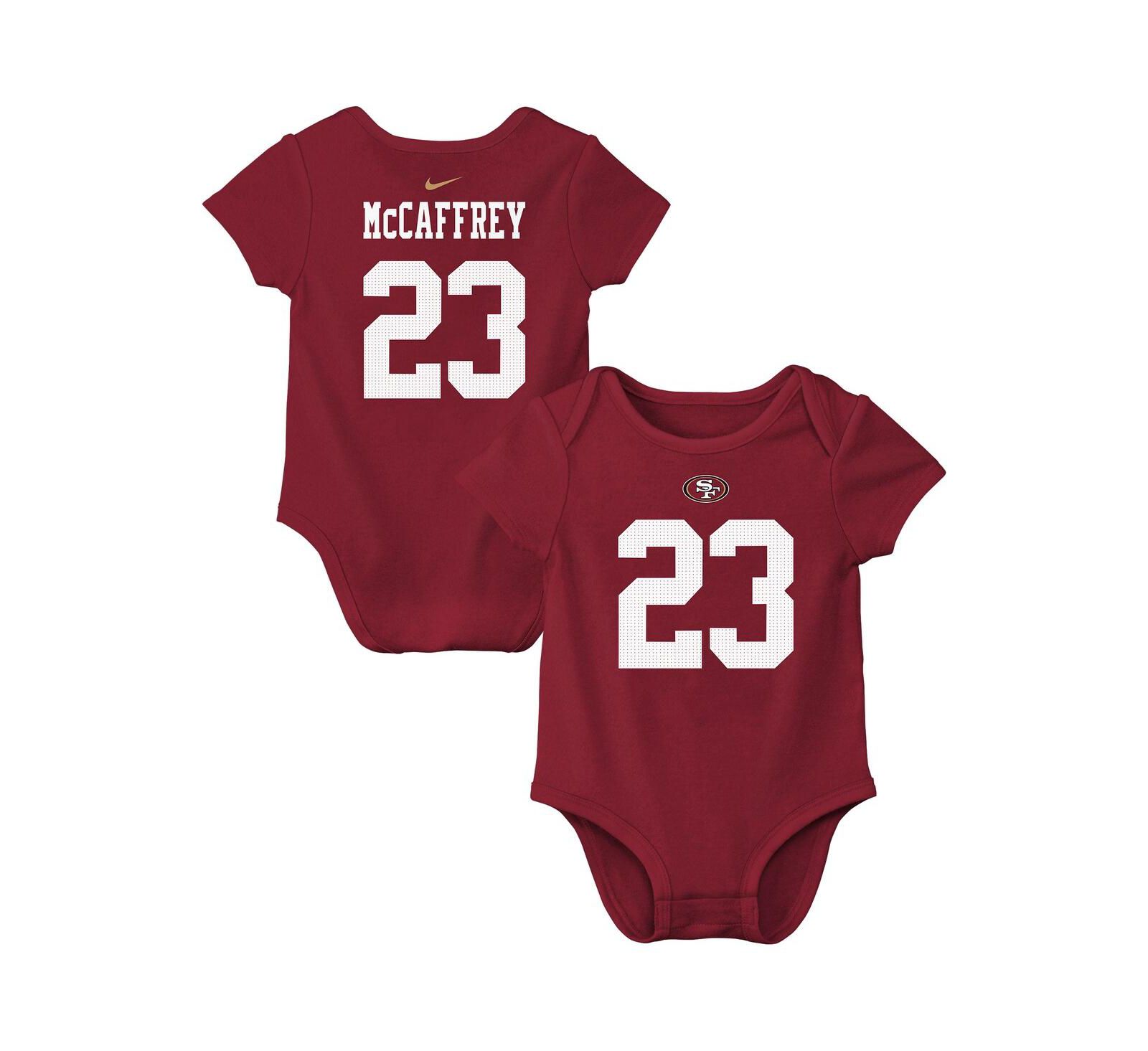 Набор из 2 боди Nike для малышей (мальчиков и девочек), Christian McCaffrey San Francisco 49ers