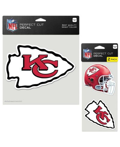 Набор наклеек Wincraft Kansas City Chiefs Three-Pack Perfect Cut Decal Sheet