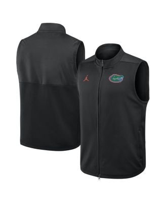 Jordan Men's Black Florida Gators Primetime Victory Performance Full-Zip Vest