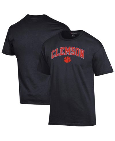 Champion Men's Black Clemson Tigers Arched Logo T-Shirt