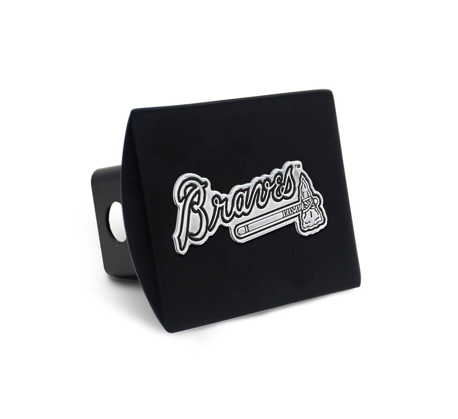Wincraft Atlanta Braves Premium Metal Chrome Logo Hitch Cover