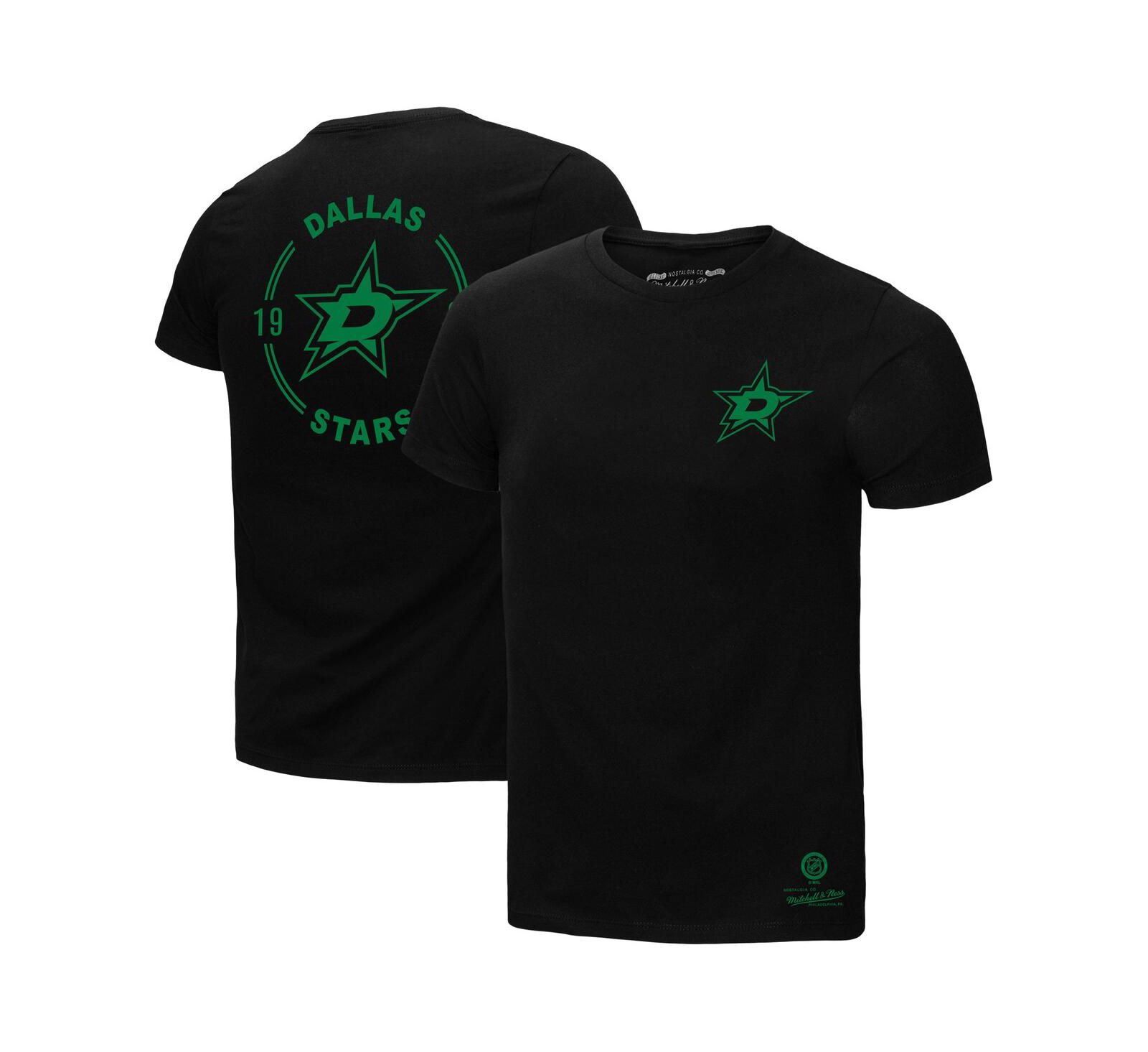 Мужская футболка Mitchell & Ness Black Dallas Stars Penalty Box 2.0