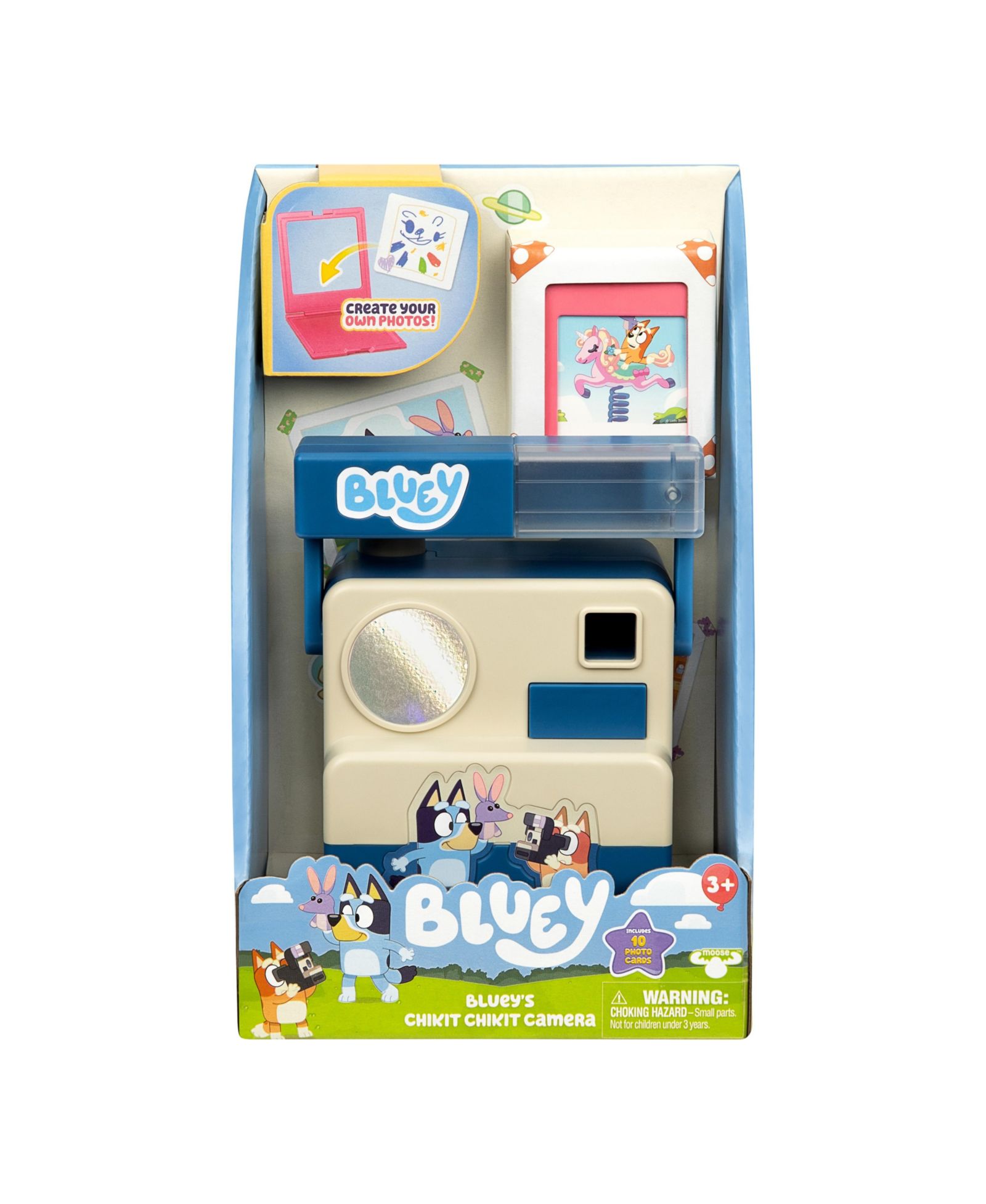 Bluey Chikit Chikit Role Play Camera Playset, Ages 3+