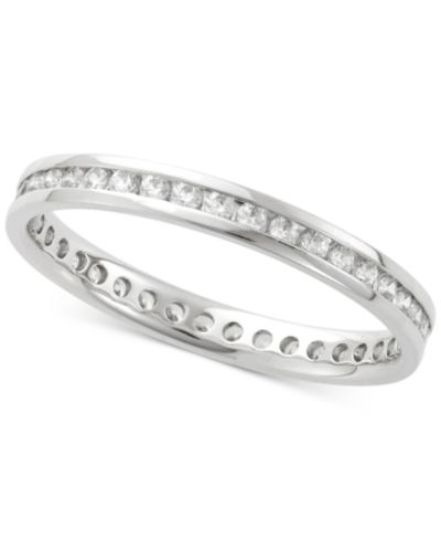 Помолвочное кольцо Diamond Channel в белом золоте 14k (1/2 ct. t.w.)