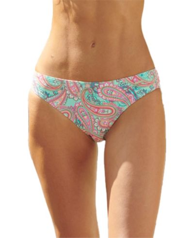LASCANA Женский Paisley Print Classic Bikini Swimsuit Bottom