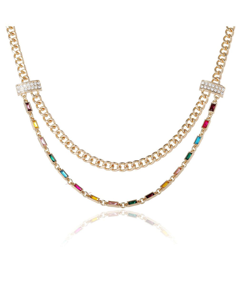 Многоцветное ожерелье BCBGeneration Double Layer