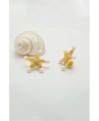 Серьги-гвоздики Classicharms Lila Starfish