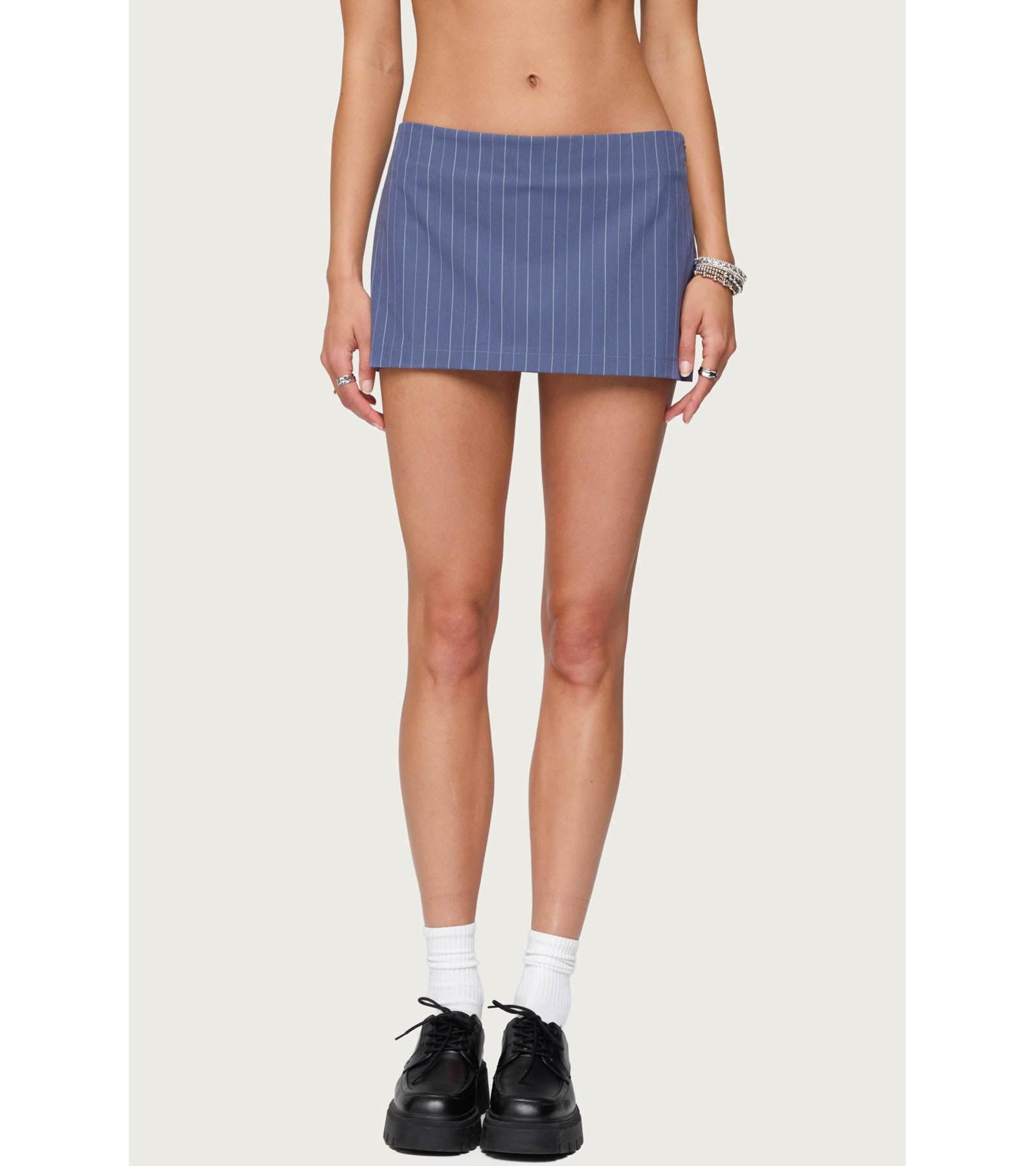 Женская мини-юбка Edikted Frankey Pinstripe Skort