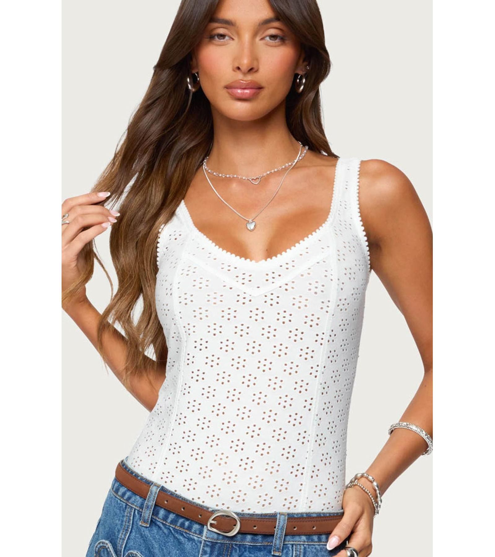 Женский боди Edikted Clementina Eyelet