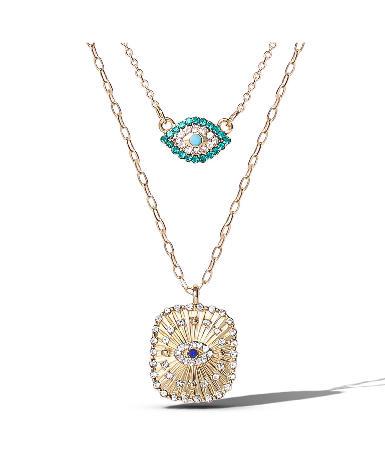Набор подвесок Jessica Simpson Layered Evil Eye