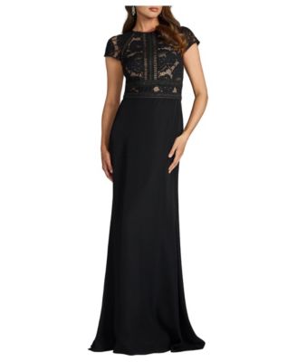 Tadashi Shoji Women's Catrine Lace Bodice Gown