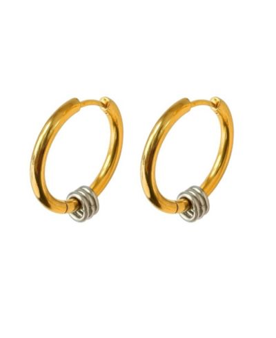 Серьги Signature Style Mixed Metal Two-Tone