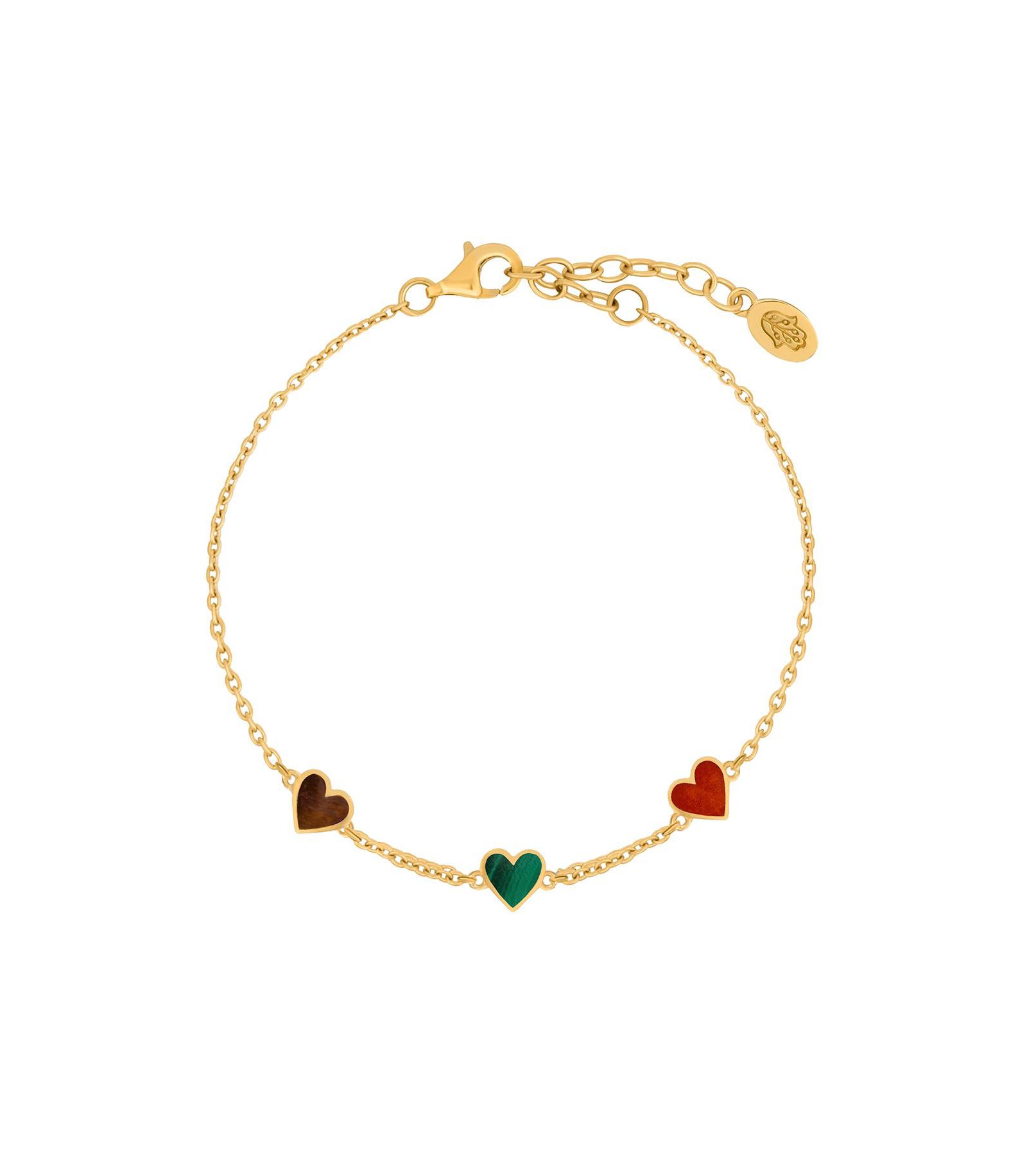 Cheerful Hearts Charm Bracelet