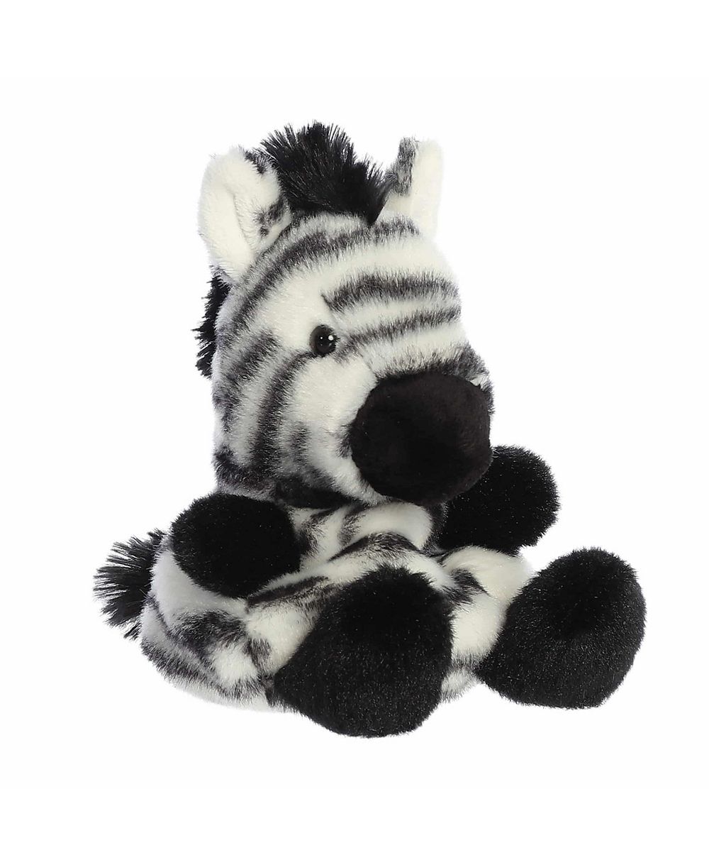 Плюшевая игрушка Aurora Mini Grevy Zebra Palm Pals, белая 4"
