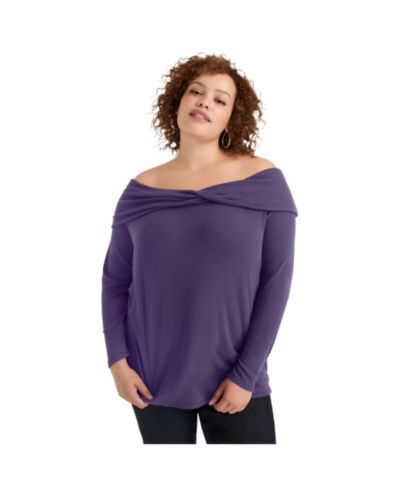 June & Vie Women's June and Vie Off-The-Shoulder Top