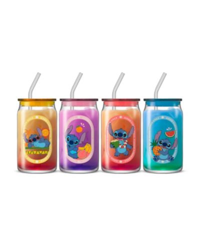 Набор банок JoyJolt Lilo Stitch Island Vibes, 4 шт.