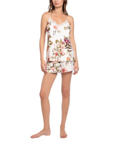 Женский пижамный комплект Linea Donatella Garden Flight Satin Floral 2-Piece