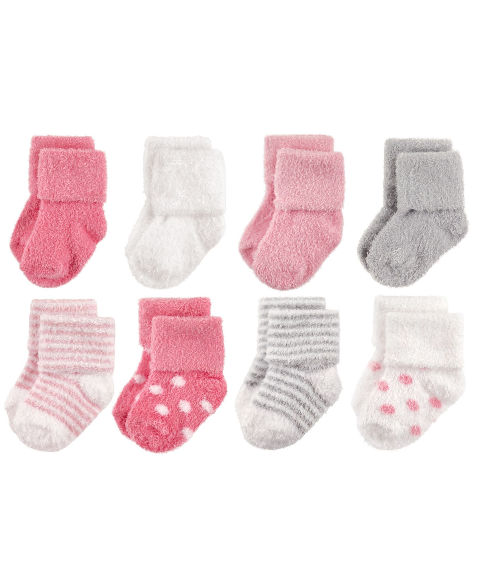 Hudson Baby Baby Girls Hudson 8Pk Chenille Socks