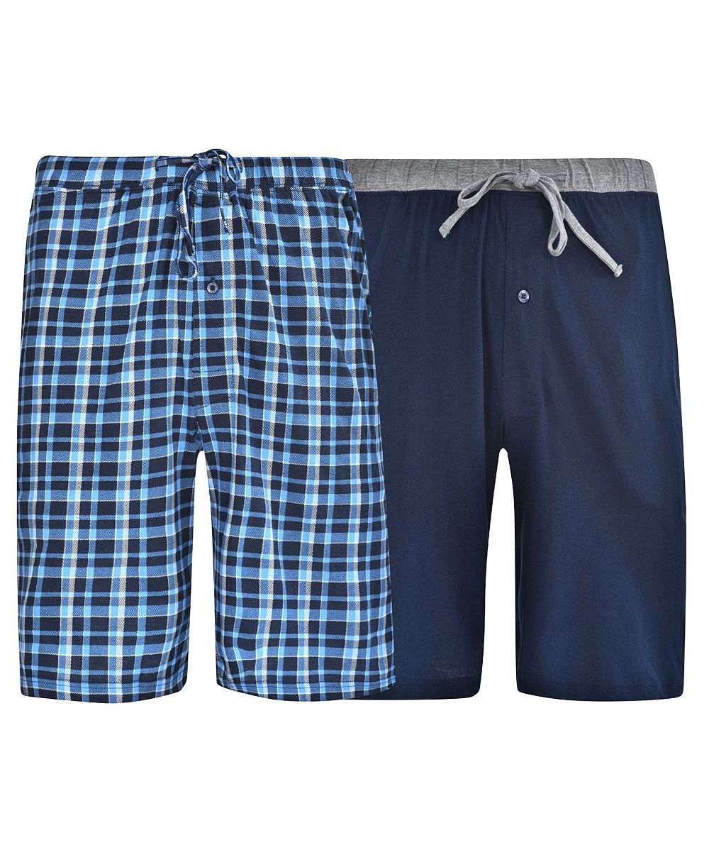 Hanes Men's Big and Tall Knit Jam, 2 Pack