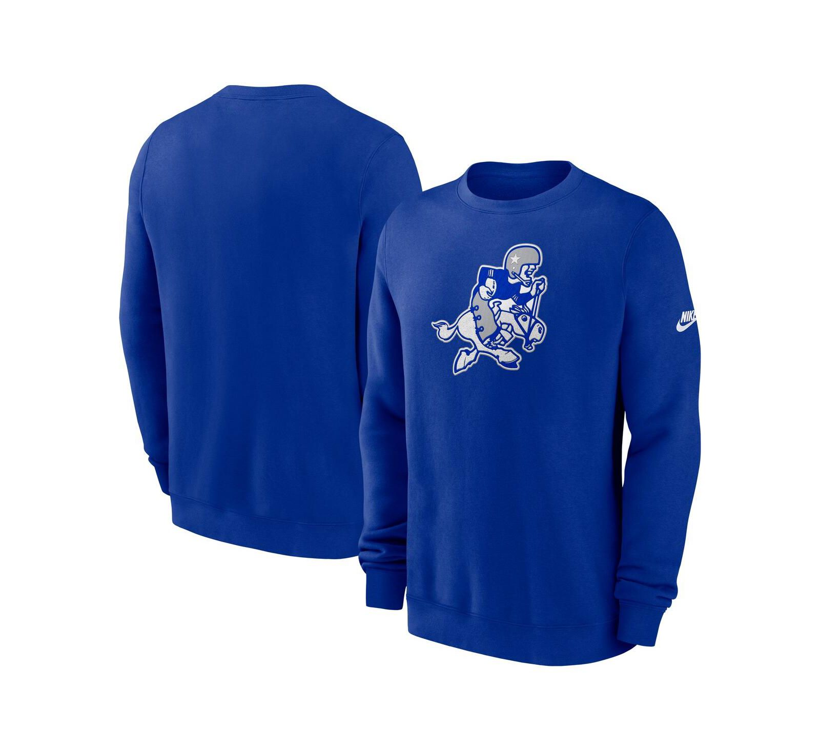 Мужская толстовка Nike Dallas Cowboys Swing Pass Rewind Club Pullover, синий