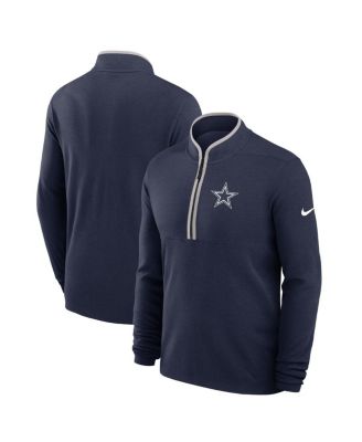 Nike Мужская легкая спортивная толстовка с полумолнией Dallas Cowboys Navy