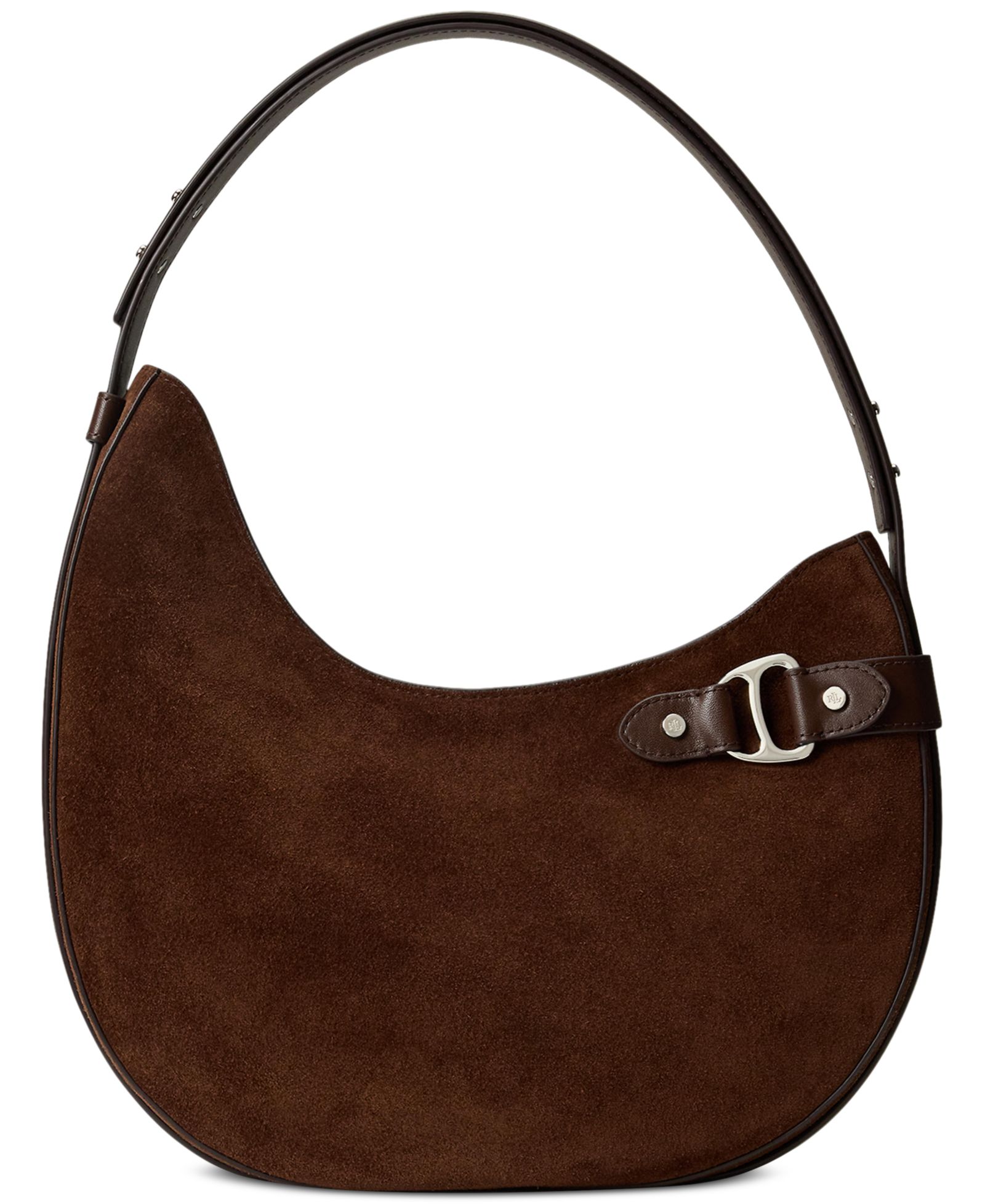 Lauren Ralph Lauren Tasha Suede Large Shoulder Bag