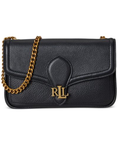 Lauren Ralph Lauren Bradley Small Pebbled Leather Crossbody Wallet