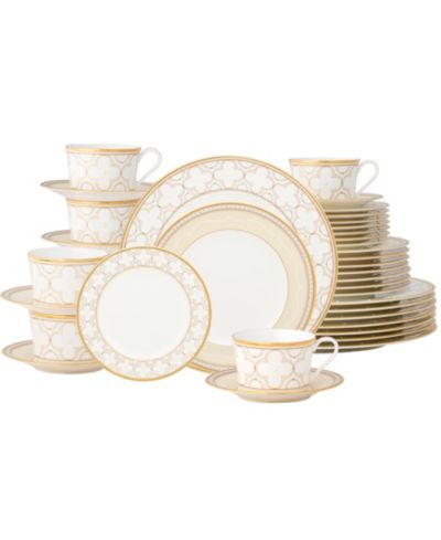Набор столовой посуды Noritake Trefilio Gold 40-Piece, Service For 8