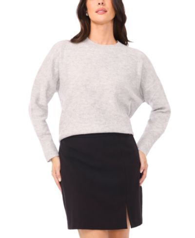 Vince Camuto Women's Crewneck Sequin Long-Sleeve Sweater