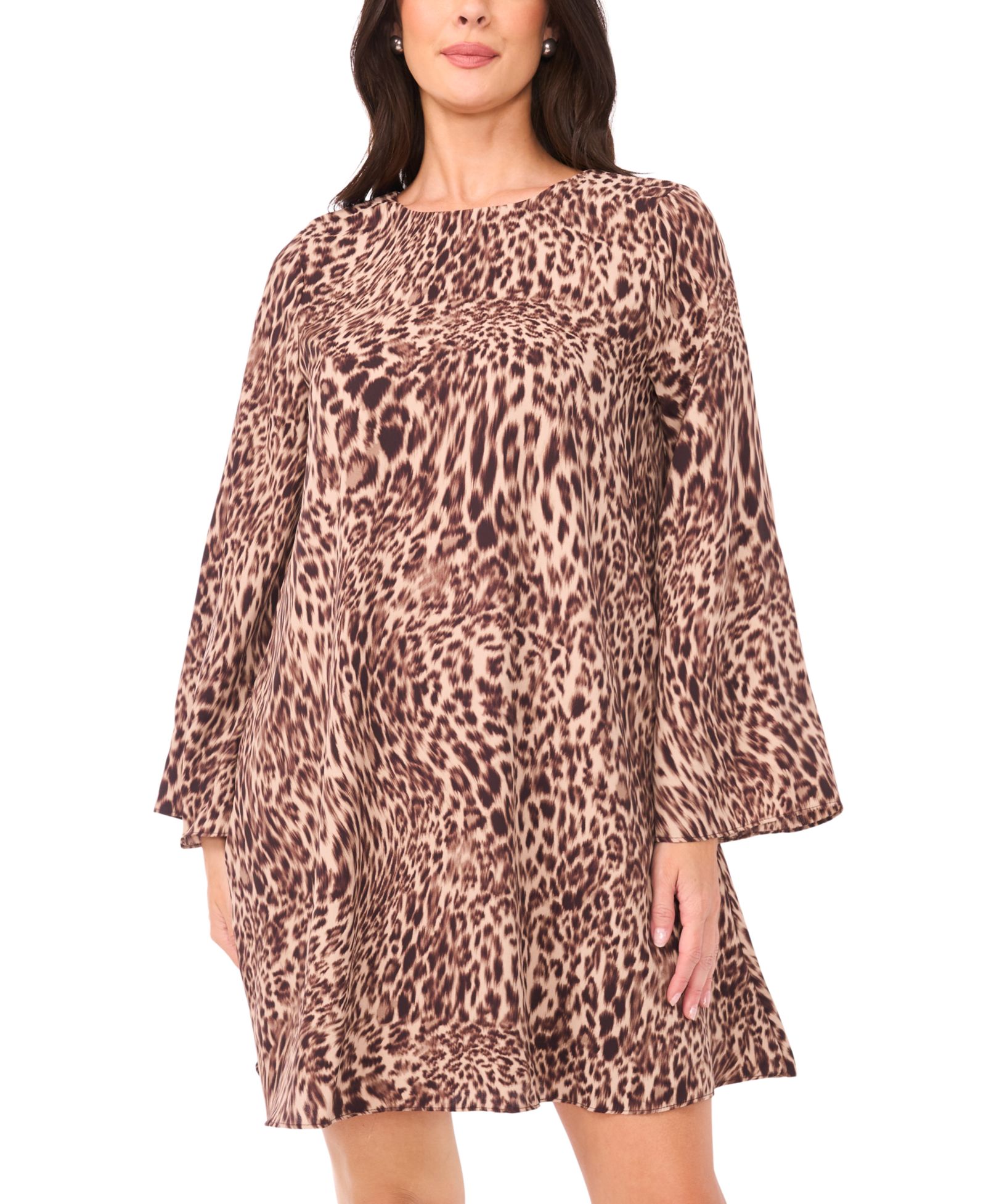 Женское мини-платье Vince Camuto Animal-Print A-line