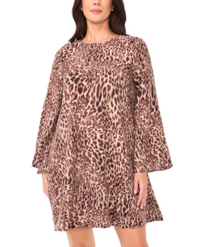 Женское мини-платье Vince Camuto Animal-Print A-line