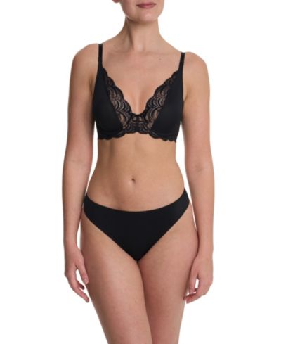 Natori Persuasion Stretch Lace Minimal Rear Coverage Thong 771356