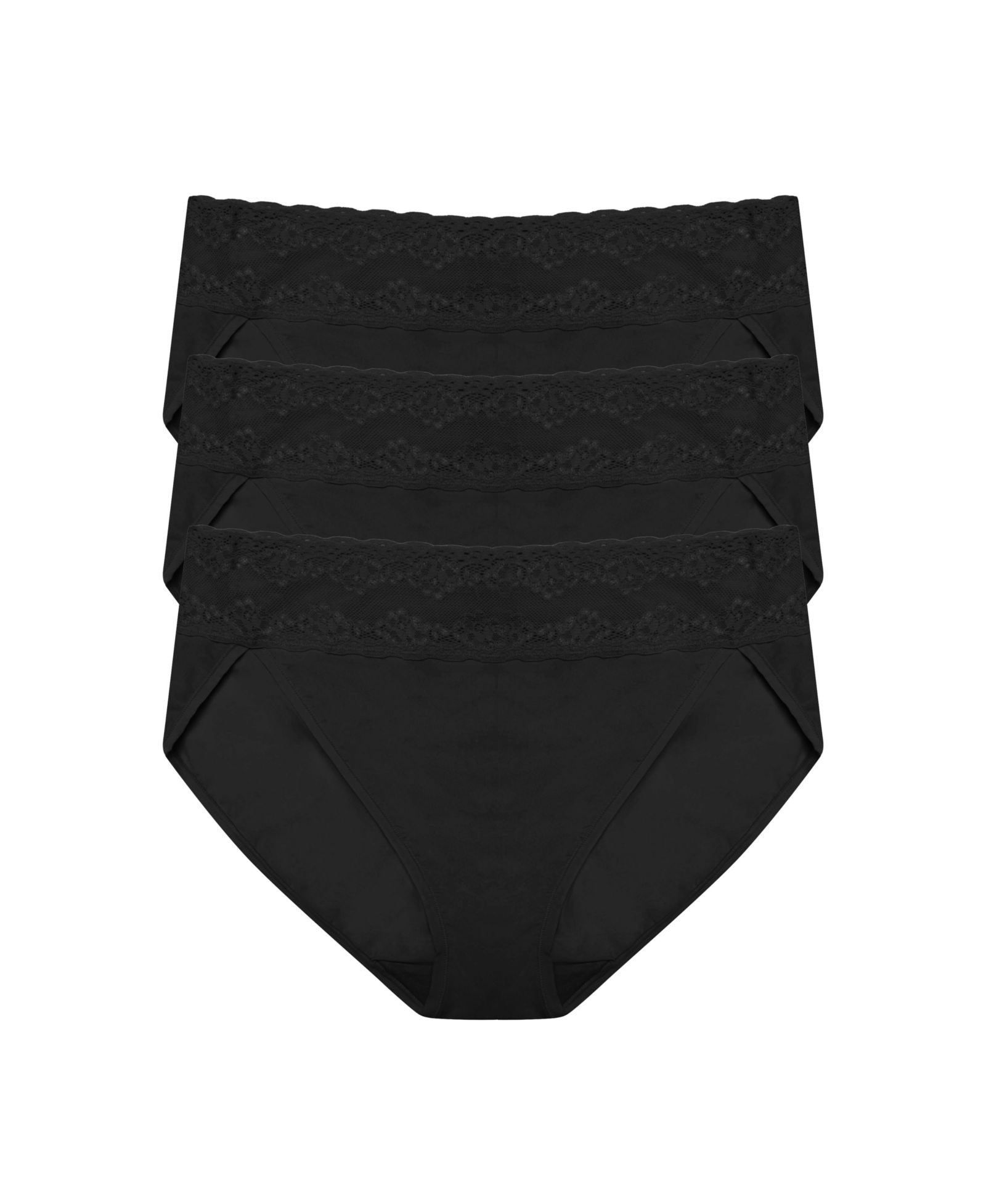 Женский набор трусиков Natori Bliss Perfection French Bikini (3 шт)