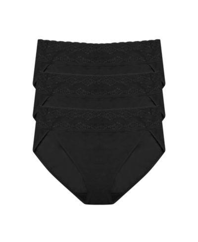 Natori Women's 3-Pack Bliss Perfection French Bikini Panty Set