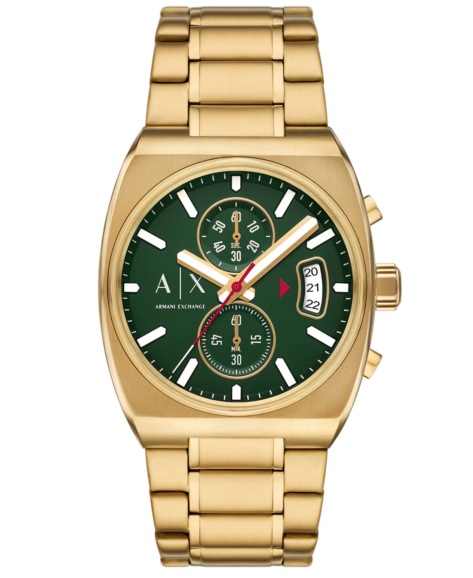 A|X Armani Exchange Мужские часы Quartz Chronograph Gold Stainless Steel 40mm