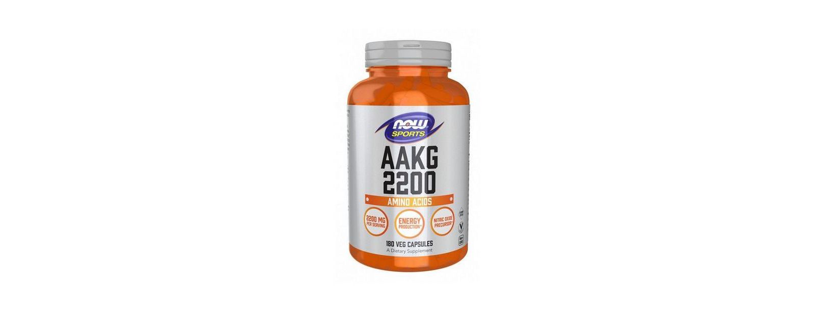 NOW Foods AAKG 2200, 180 вегетарианских капсул