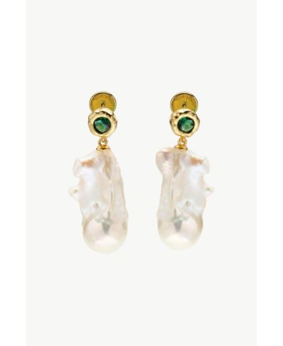 Серьги-подвески Classicharms Skyler Freshwater Baroque Pearl Drop Earrings